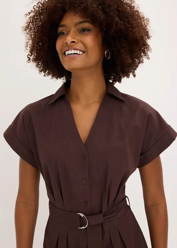 Tuta elegante con cintura in vita, bonprix