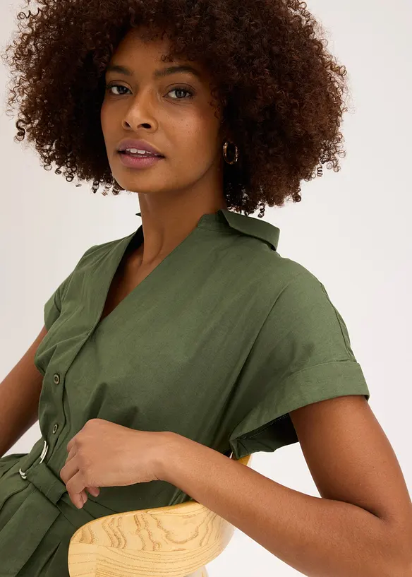 Tuta elegante con cintura in vita, bonprix