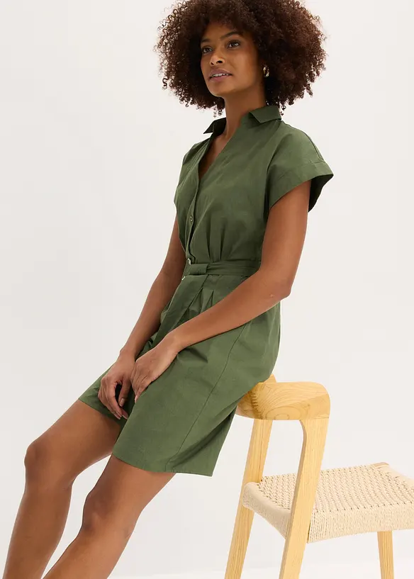 Tuta elegante con cintura in vita, bonprix