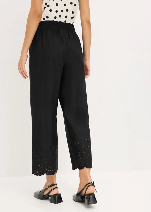 Pantaloni culotte in puro cotone, bonprix