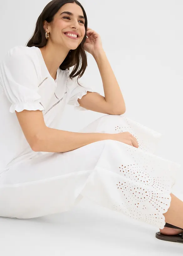 Pantaloni culotte in puro cotone, bonprix