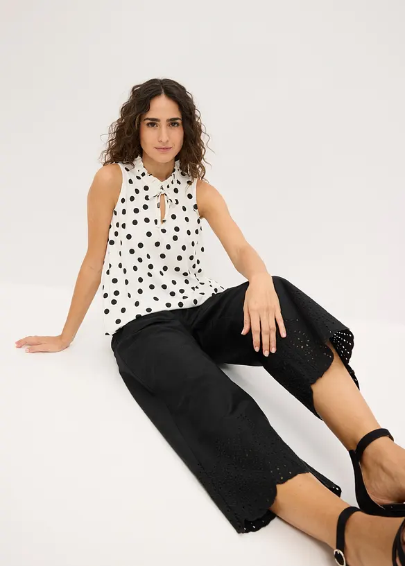 Top in jersey di misto viscosa, bonprix