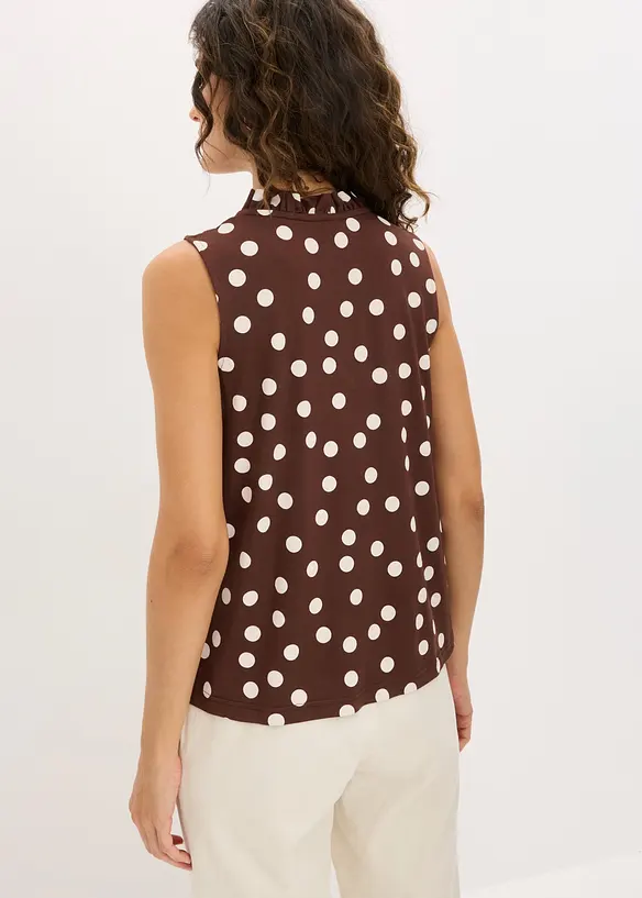Top in jersey di misto viscosa, bonprix