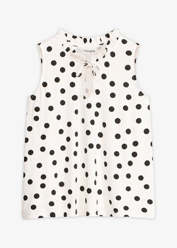 Top in jersey di misto viscosa, bonprix