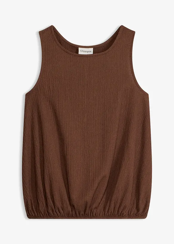 Top in cr&ecirc;pe operato, bonprix