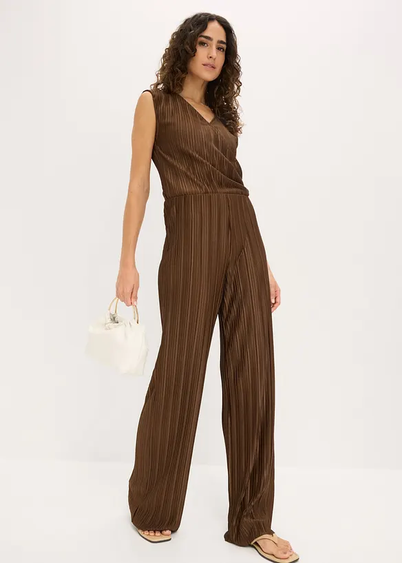 Pantaloni a palazzo plissettati, bonprix