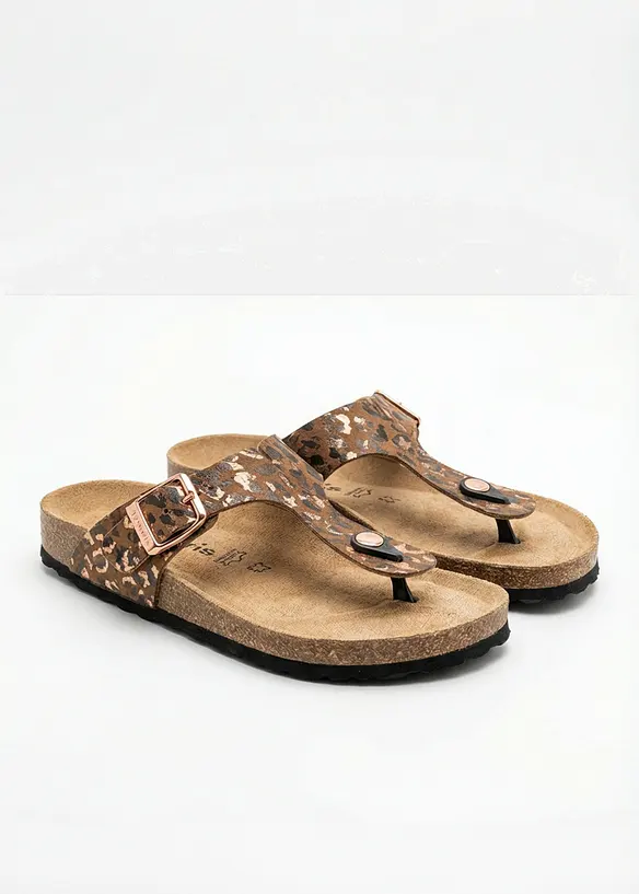 Ciabattine infradito Tamaris con fantasia animalier, Tamaris