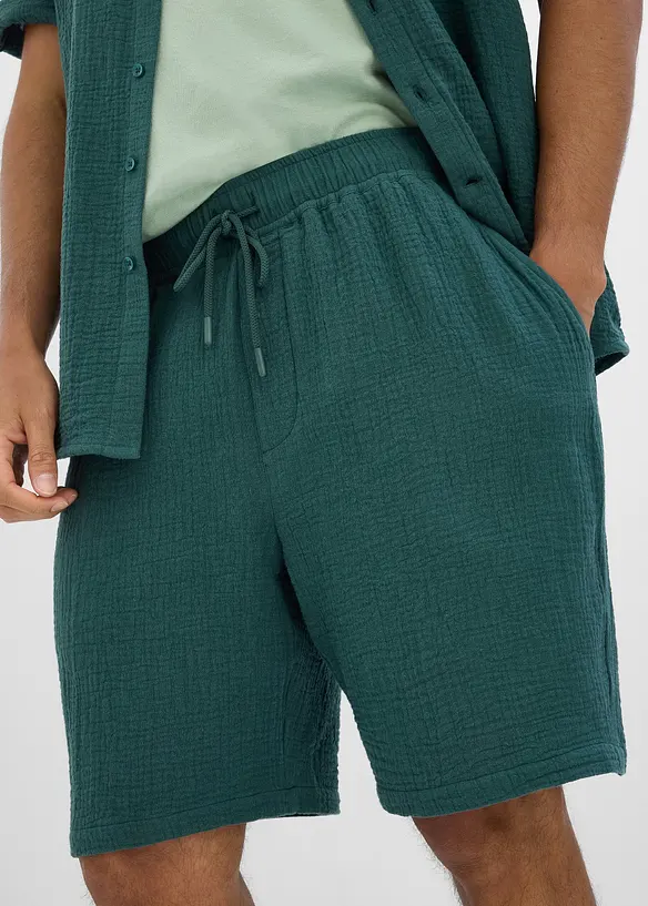 Camicia e shorts di mussola (set 2 pezzi), bonprix