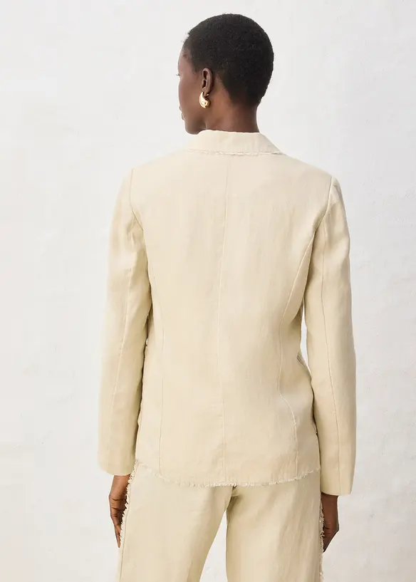 Blazer in puro lino, bonprix