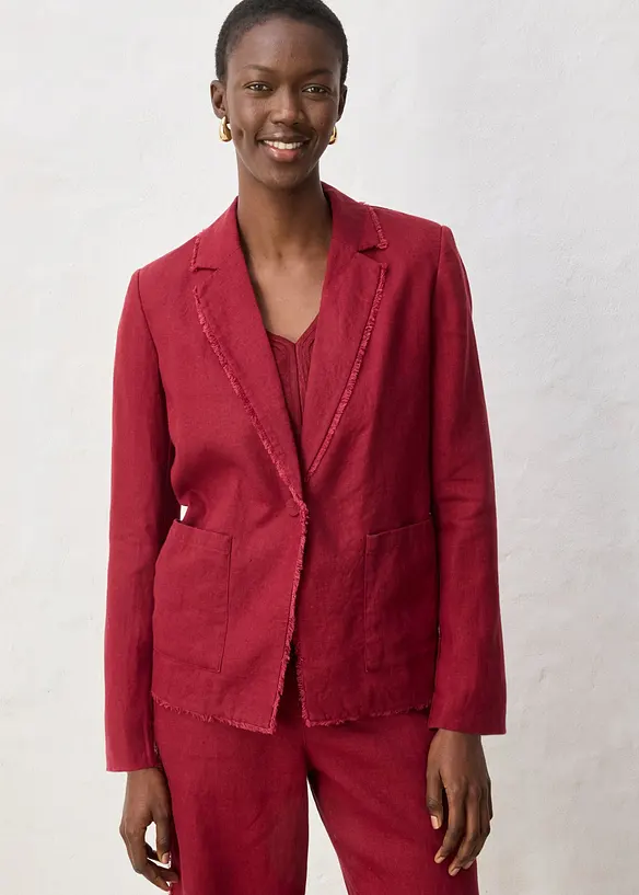 Blazer in puro lino, bonprix
