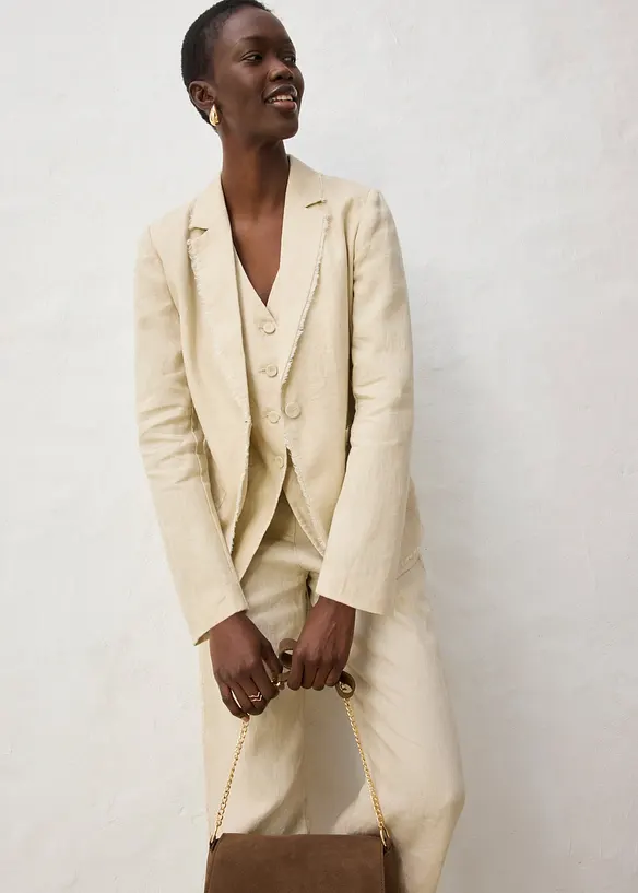 Blazer in puro lino, bonprix