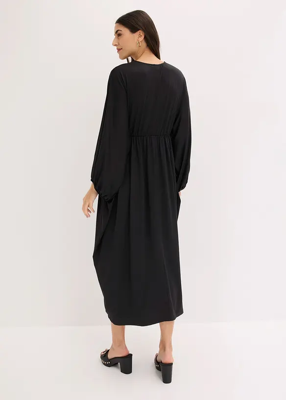 Abito midi con scollatura profonda, bonprix