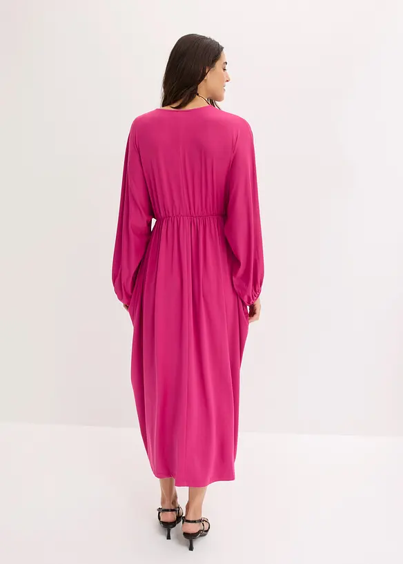 Abito midi con scollatura profonda, bonprix