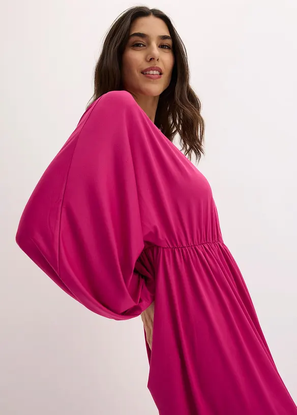 Abito midi con scollatura profonda, bonprix