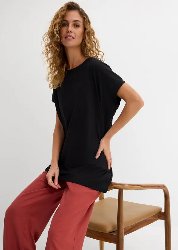 Maglia lunga in puro cotone, bonprix