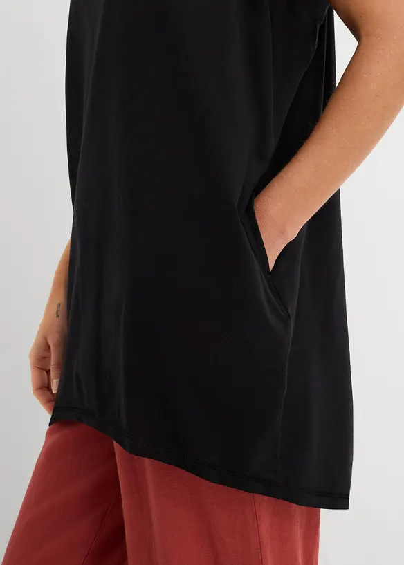 Maglia lunga in puro cotone, bonprix