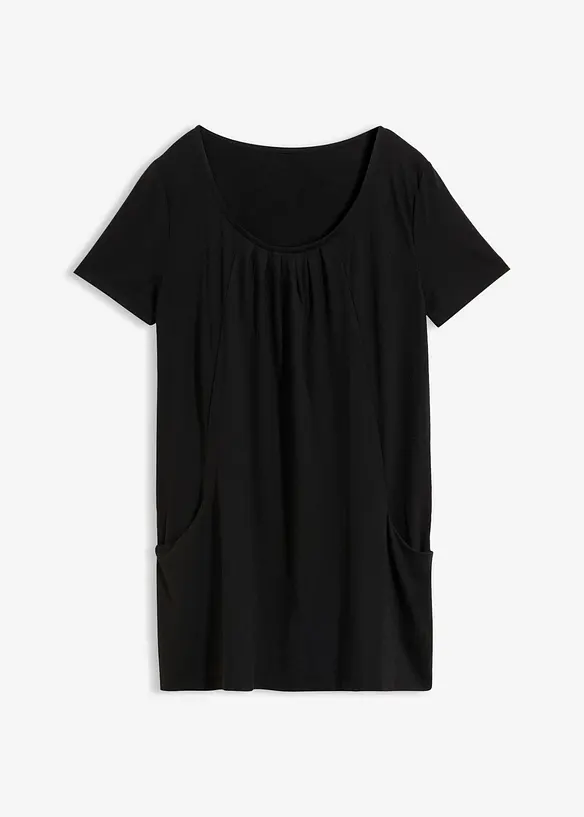 Maglia lunga con viscosa, bonprix