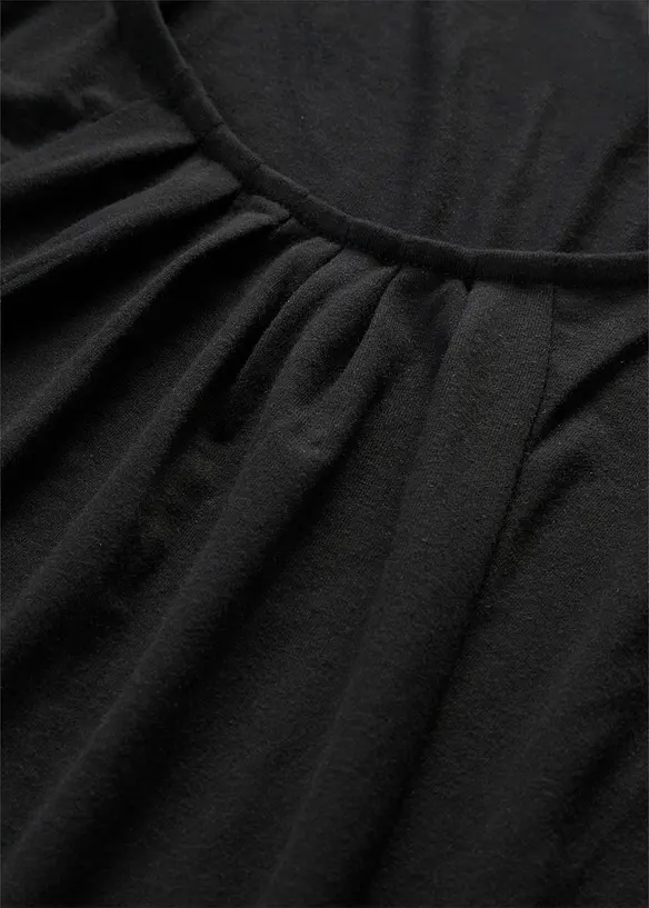 Maglia lunga con viscosa, bonprix