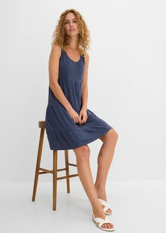 Abito corto in jersey di cotone, bonprix