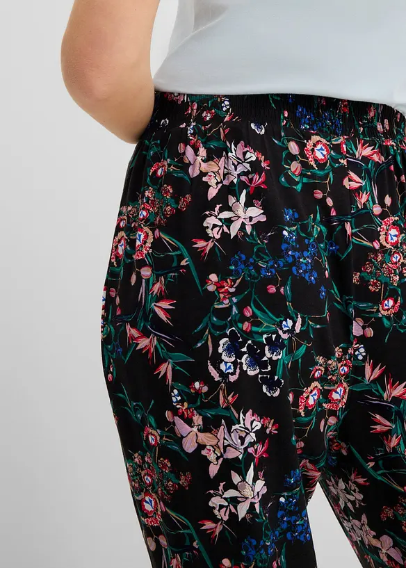 Pantaloni alla turca in misto viscosa, bonprix