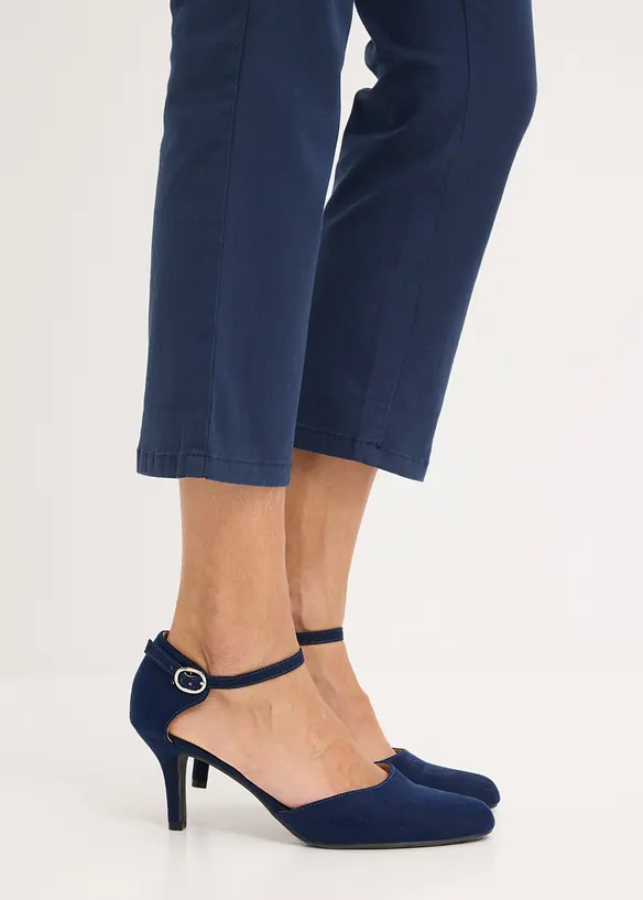 Pantaloni cropped elasticizzati, bonprix