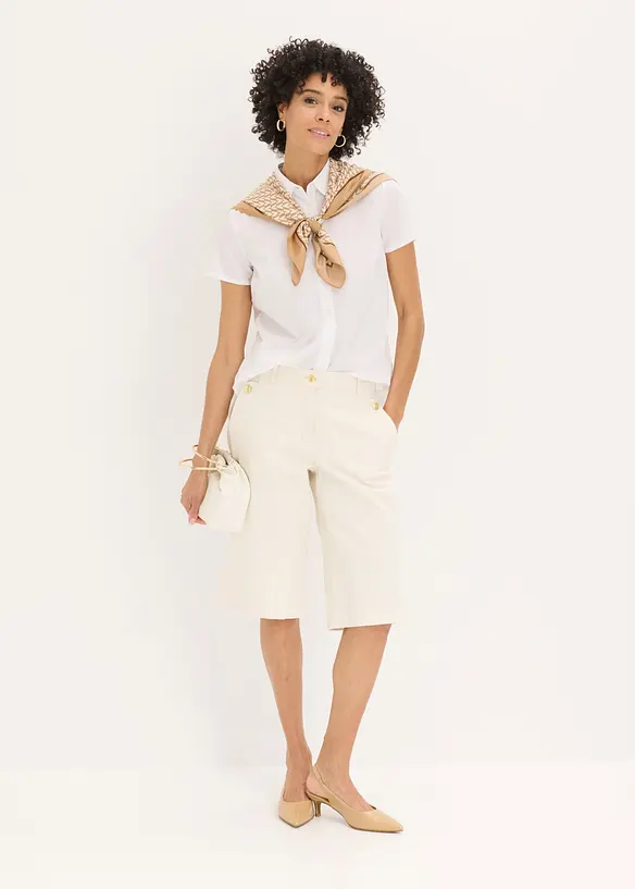 Camicetta a maniche corte in popeline, bonprix