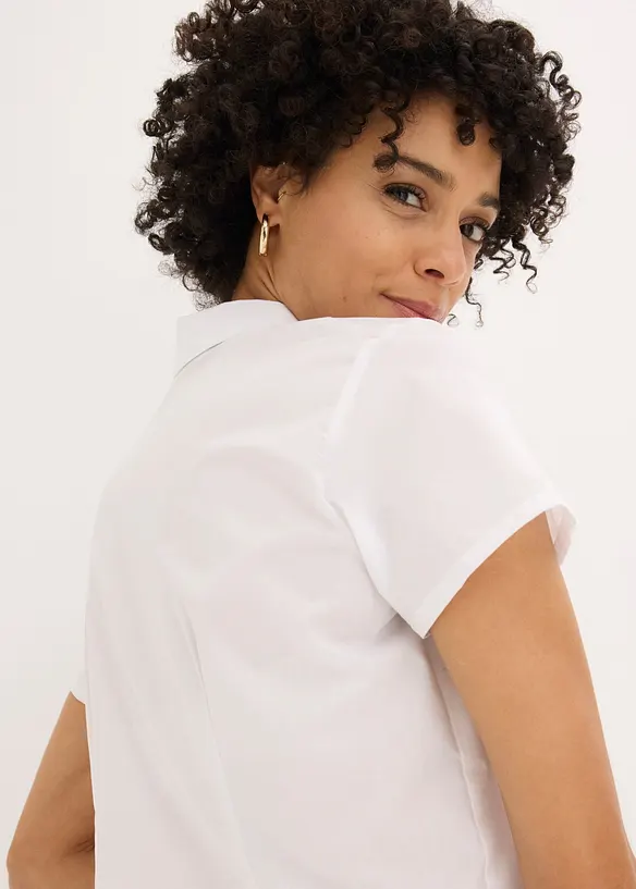 Camicetta a maniche corte in popeline, bonprix