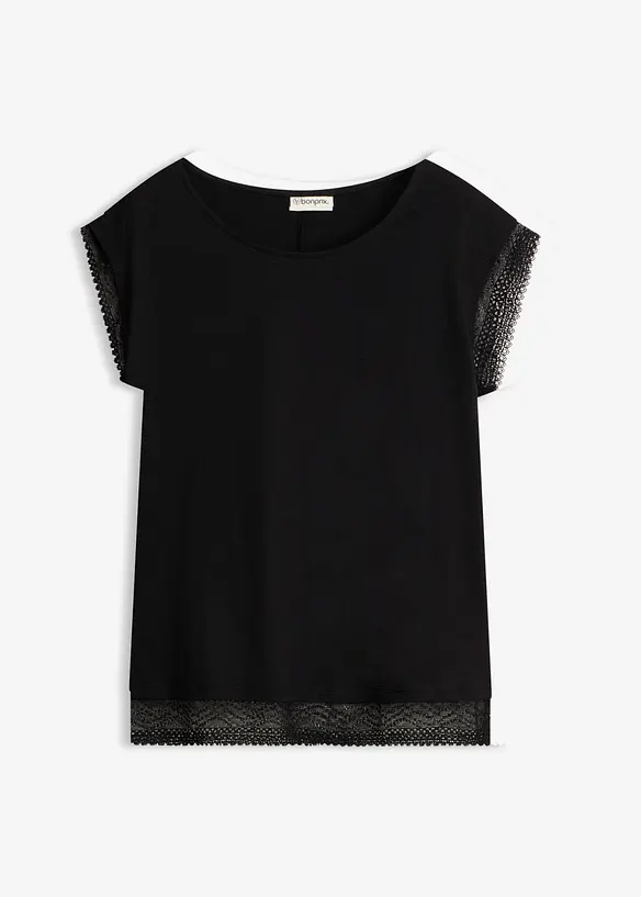 Maglia boxy in cotone, bonprix