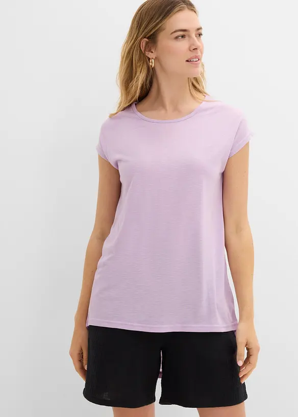 Maglia lunga in misto viscosa, bonprix