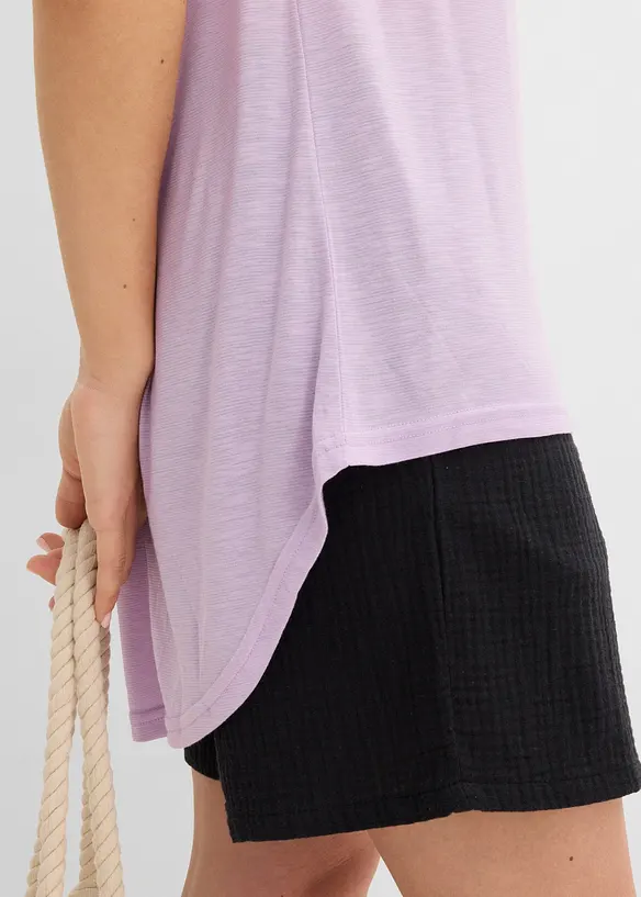Maglia lunga in misto viscosa, bonprix