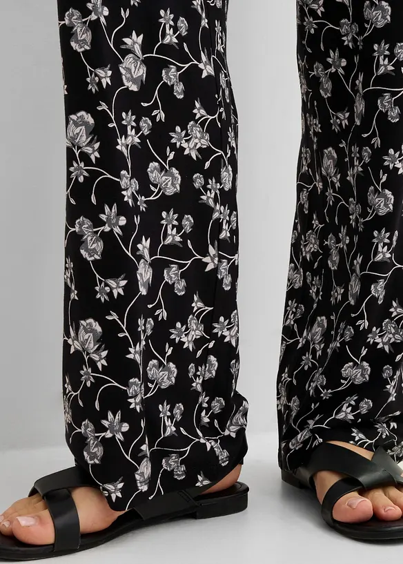 Pantaloni a palazzo in misto viscosa, bonprix