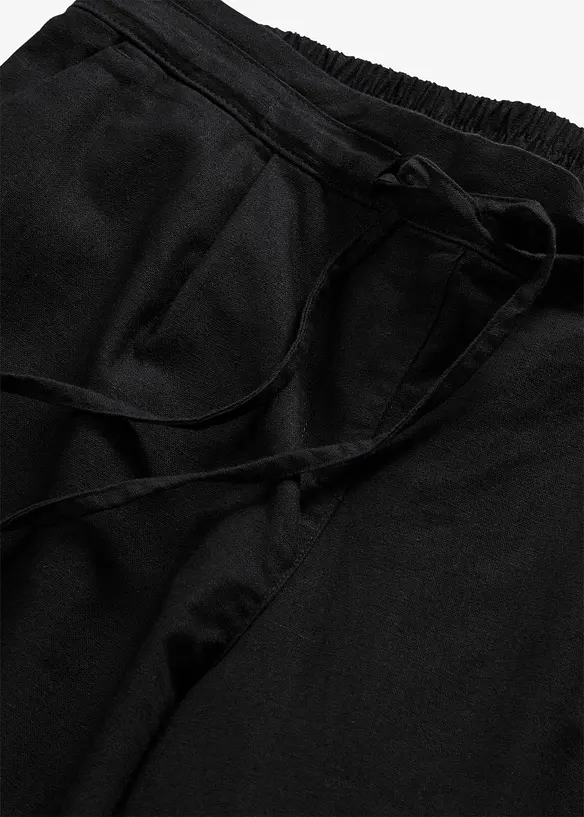Pantaloni in misto lino, bonprix