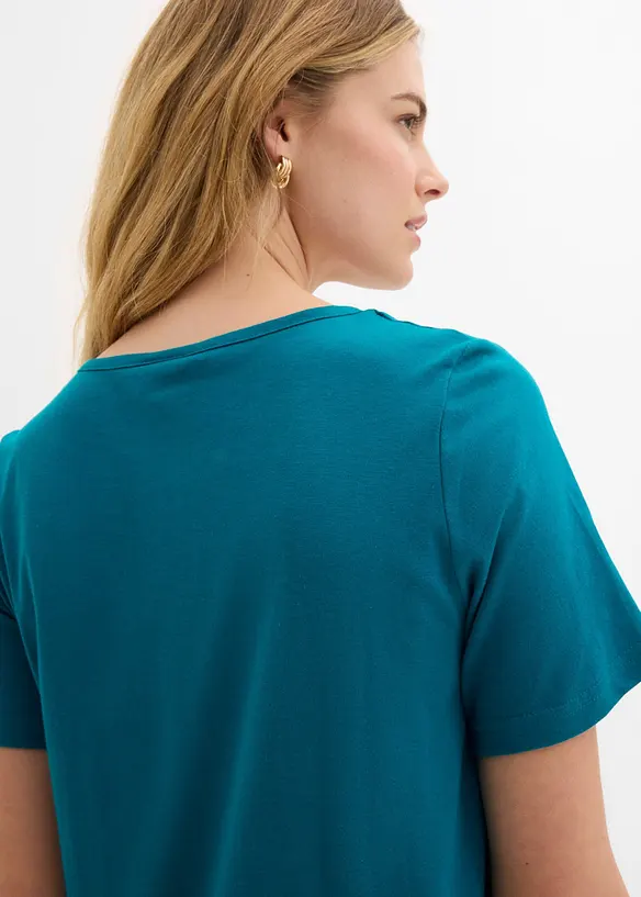 T-shirt svasata a maniche corte, bonprix