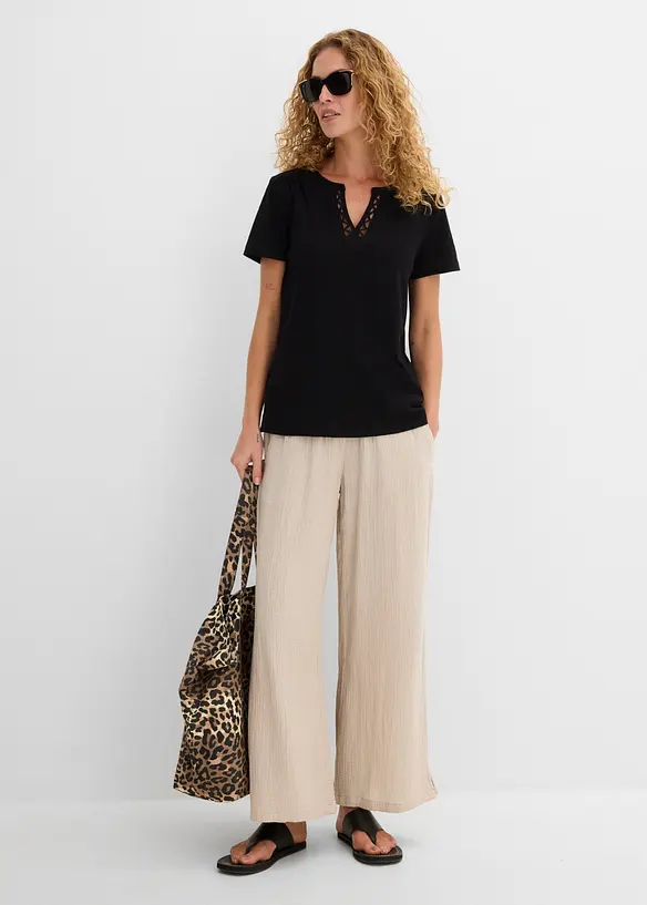 Maglia con scollo particolare, bonprix