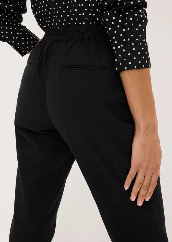 Pantaloni in misto lino, bonprix