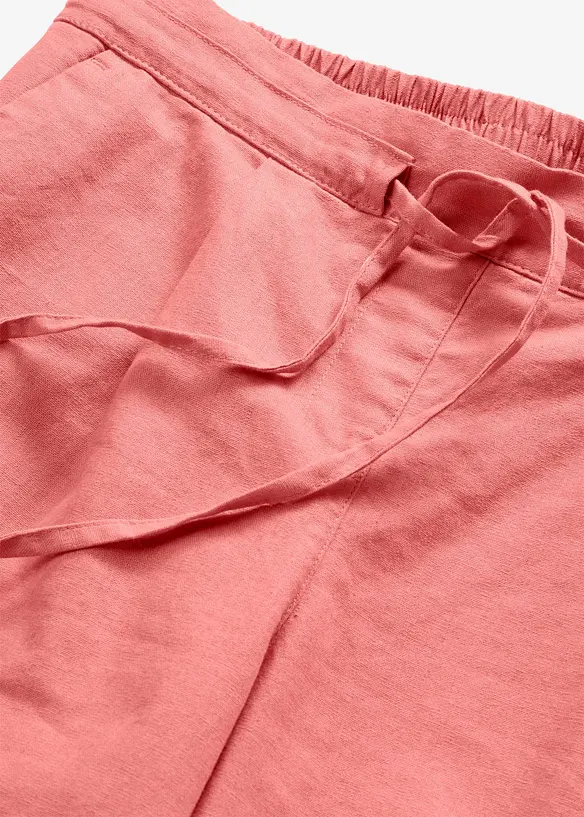 Pantaloni in misto lino, bonprix