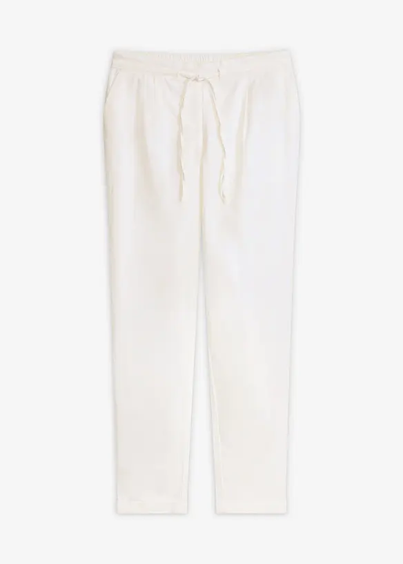 Pantaloni in misto lino, bonprix