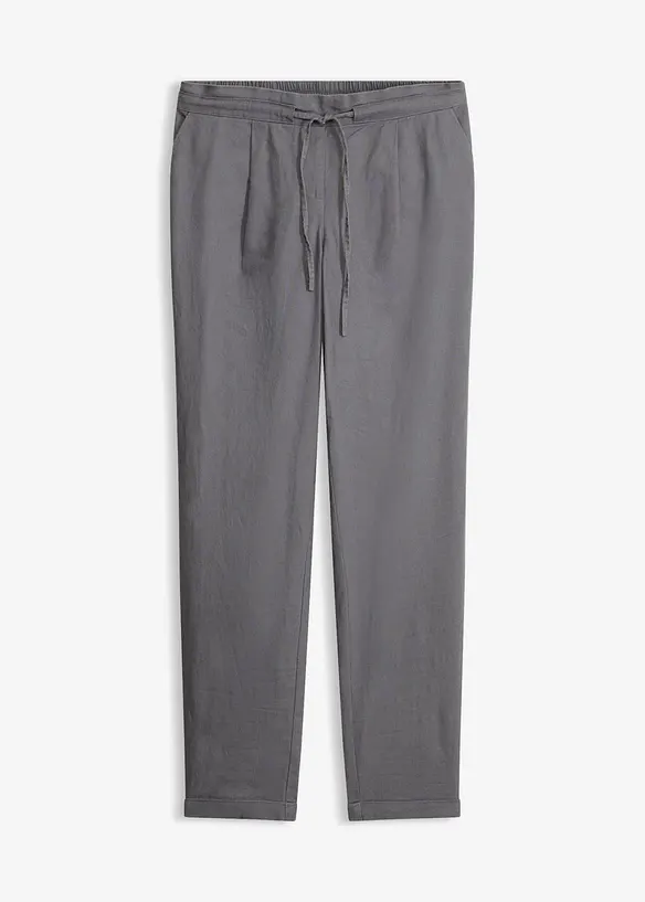 Pantaloni in misto lino, bonprix