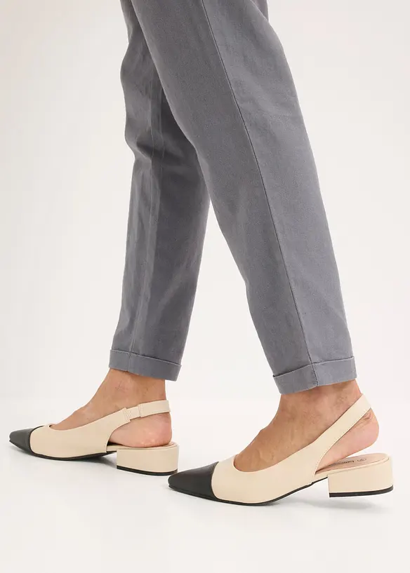 Pantaloni in misto lino, bonprix