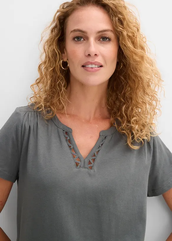 Maglia con scollo particolare, bonprix