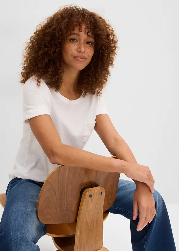 T-shirt in puro cotone biologico, bonprix