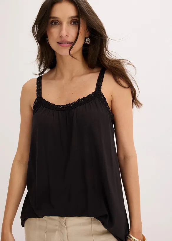 Top in viscosa fluente, bonprix
