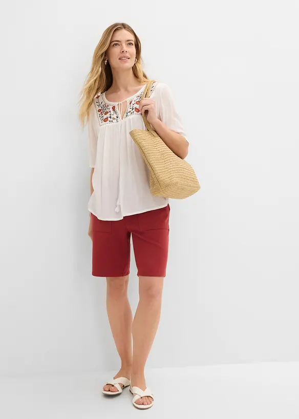 Tunica in morbida viscosa crinkle, bonprix