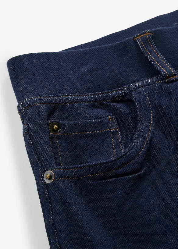 Leggings capri effetto jeans, bonprix