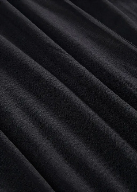 Pantaloni cropped in jersey di misto viscosa fluido, bonprix