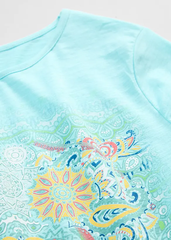 T-shirt in puro cotone, bonprix