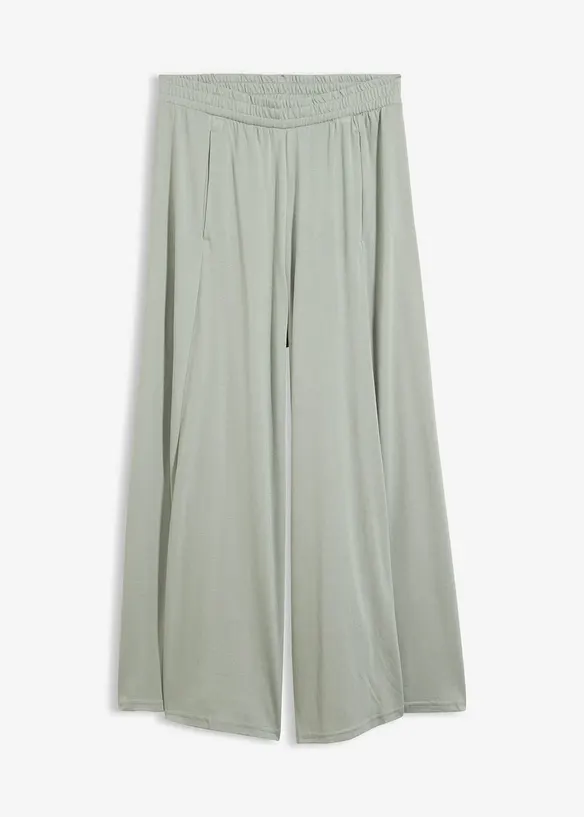 Pantaloni culotte in jersey con gambe larghe, bonprix