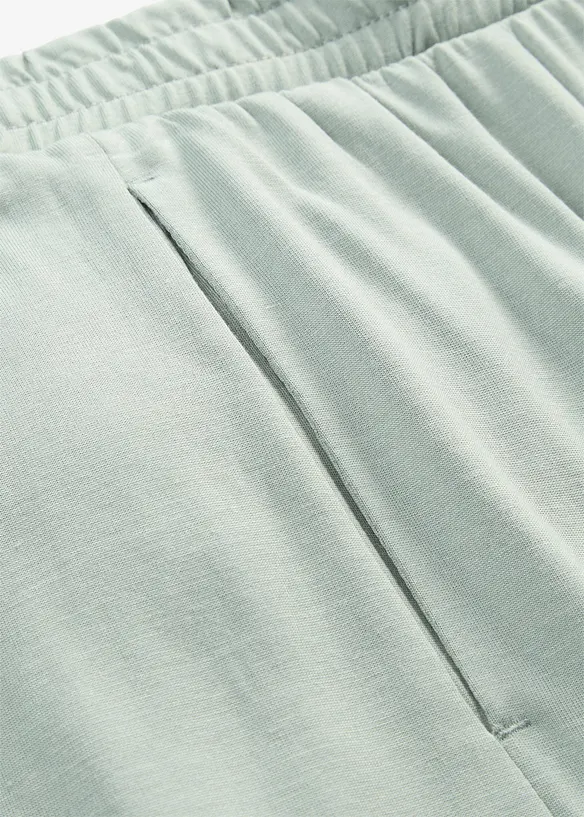Pantaloni culotte in jersey con gambe larghe, bonprix