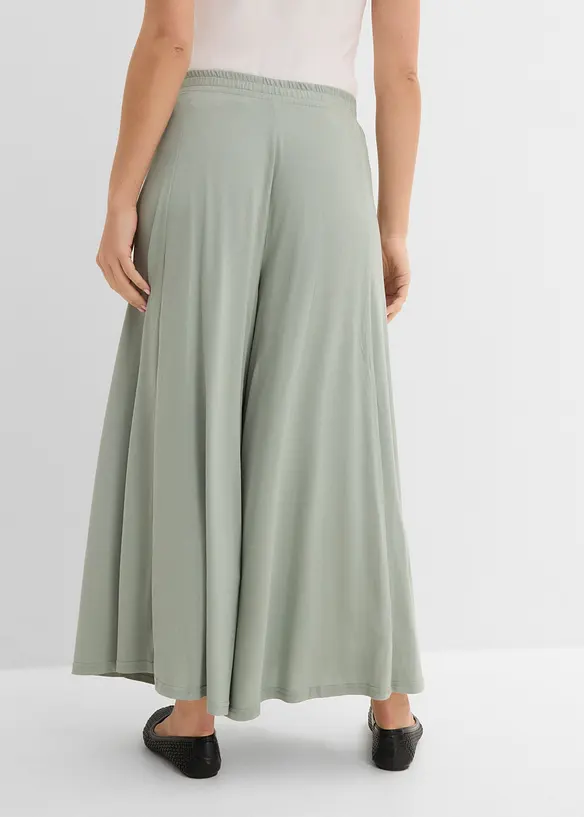 Pantaloni culotte in jersey con gambe larghe, bonprix