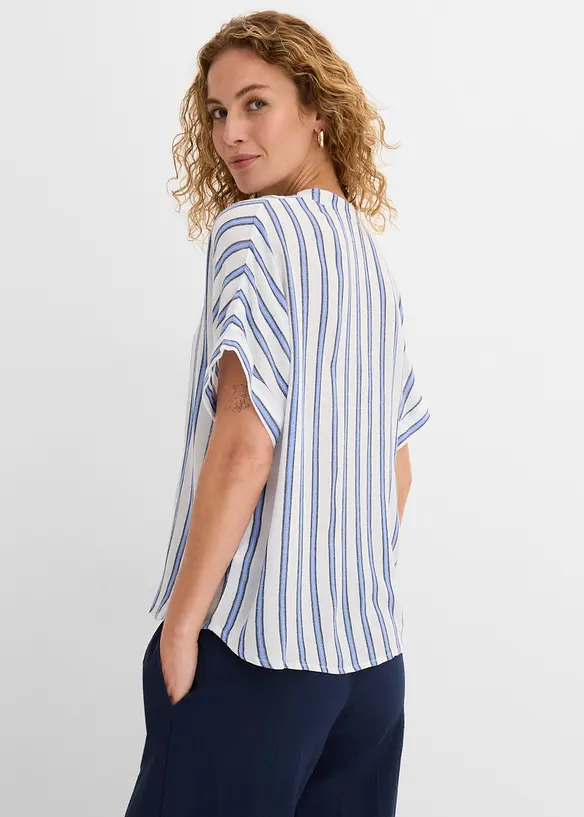 Camicetta crinkle in viscosa fluida, bonprix